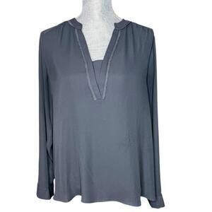 Simply Vera grey long sleeved blouse size L